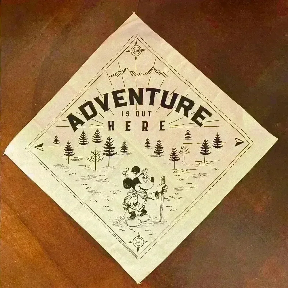 Adventure Is‎ Out Here Disneyland Mickey Mouse Bandana 2020 USA
